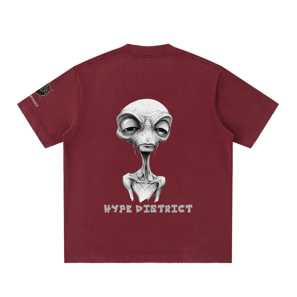 Heavyweight Vintage Washed Frayed T-Shirt