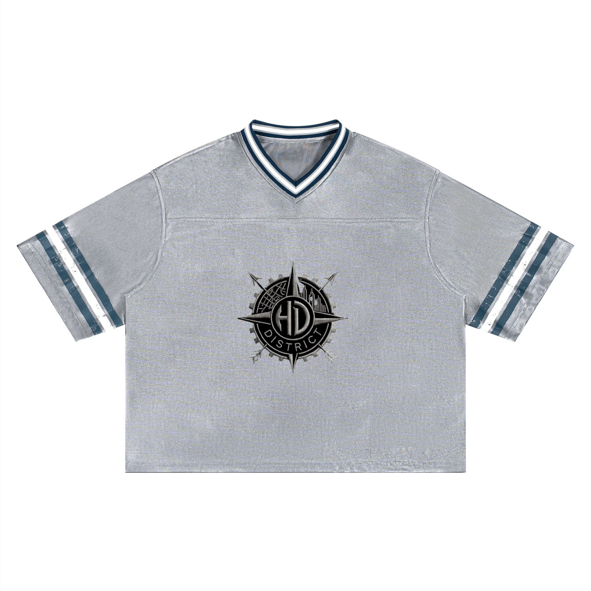 Unisex Boxy Striped Soccer Jersey