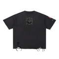 Snow Washed Raw-Hem T-Shirt