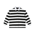 Color Block Stripe Polo Shirt