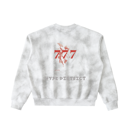 Dirty Washed Boxy Fleeced Sweatshirt