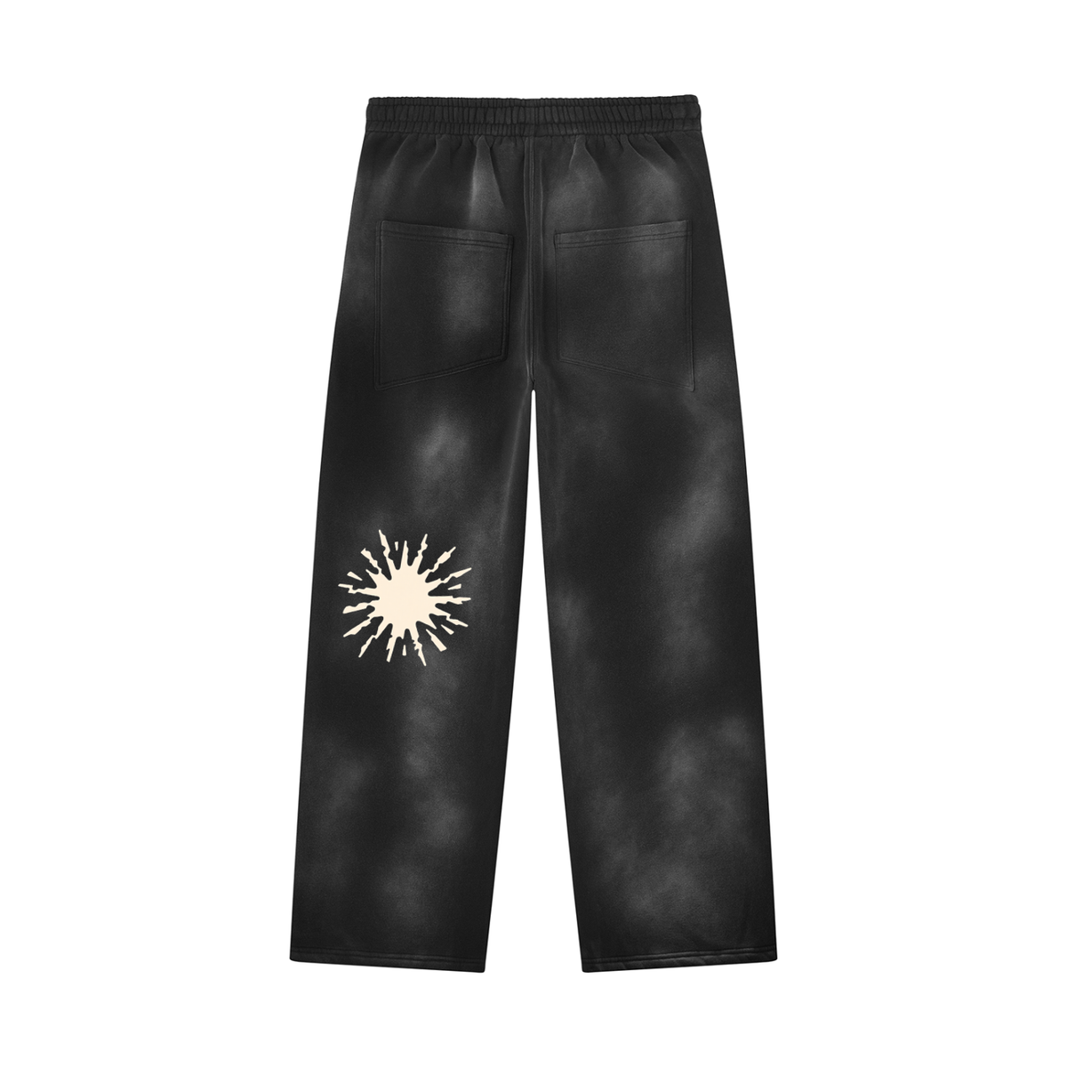 Unisex Sunfade Wide Leg Fleece Sweatpants