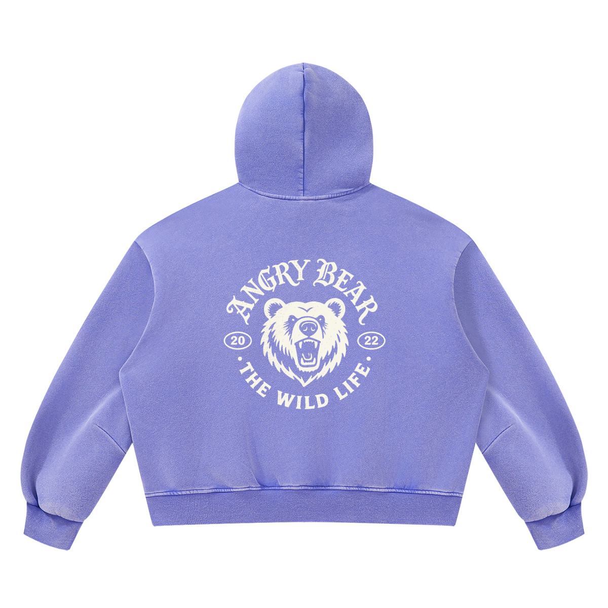 Unisex Vintage Wash Boxy Fleece Hoodie