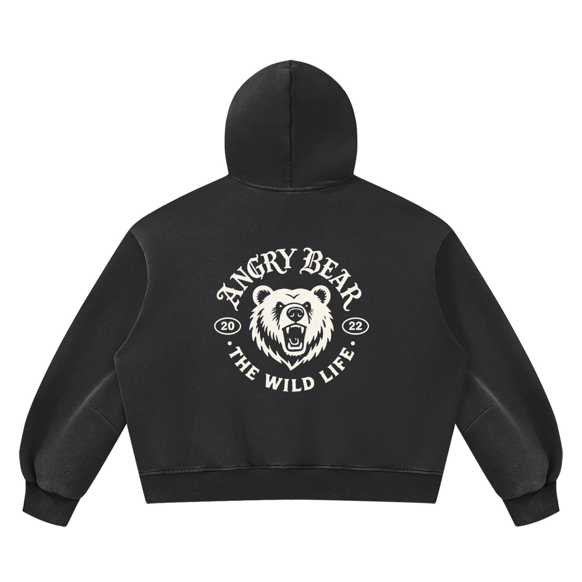 Unisex Vintage Wash Boxy Fleece Hoodie
