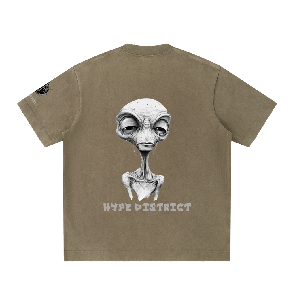 Heavyweight Vintage Washed Frayed T-Shirt