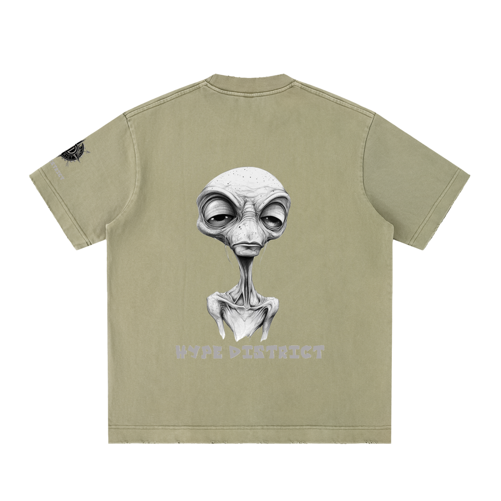 Heavyweight Vintage Washed Frayed T-Shirt