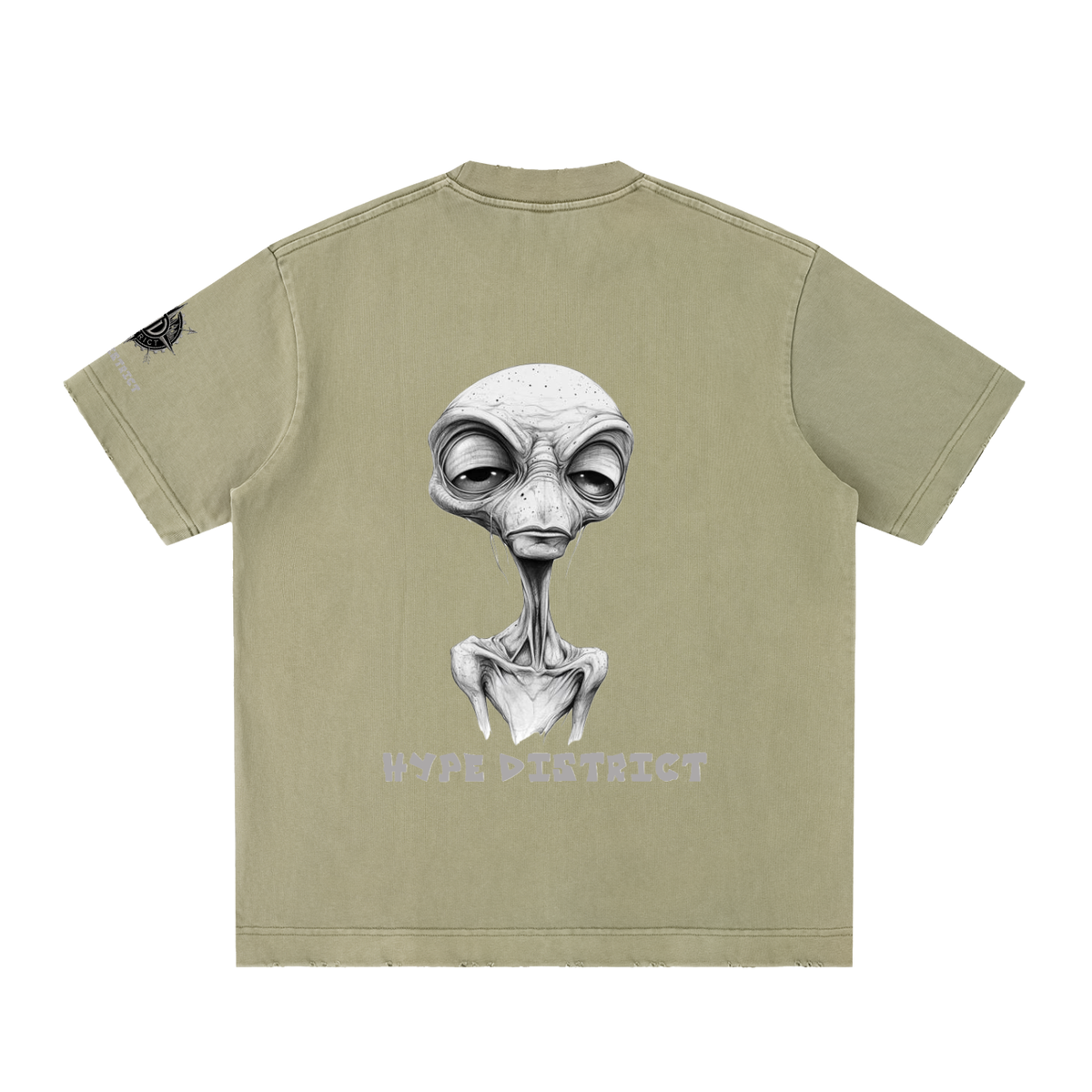 Heavyweight Vintage Washed Frayed T-Shirt