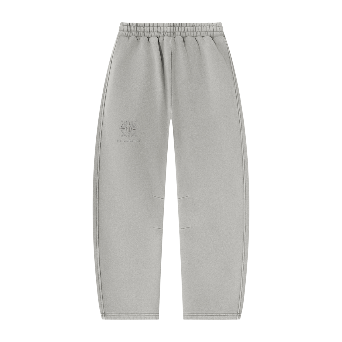 Unisex Vintage Wash Barrel Leg Fleece Sweatpants