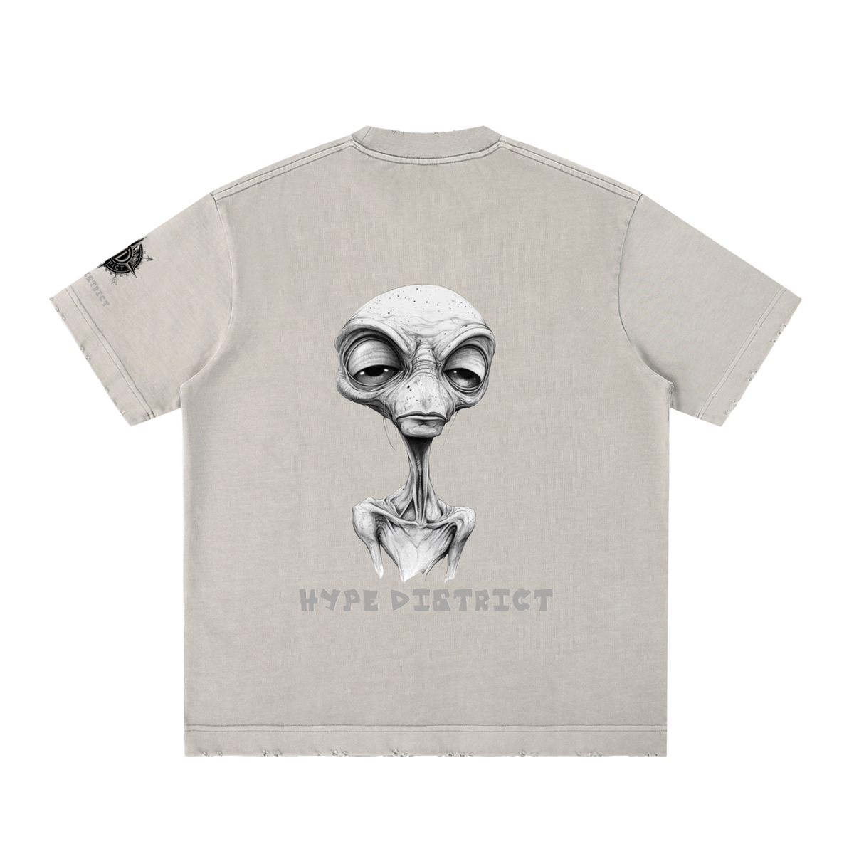 Heavyweight Vintage Washed Frayed T-Shirt