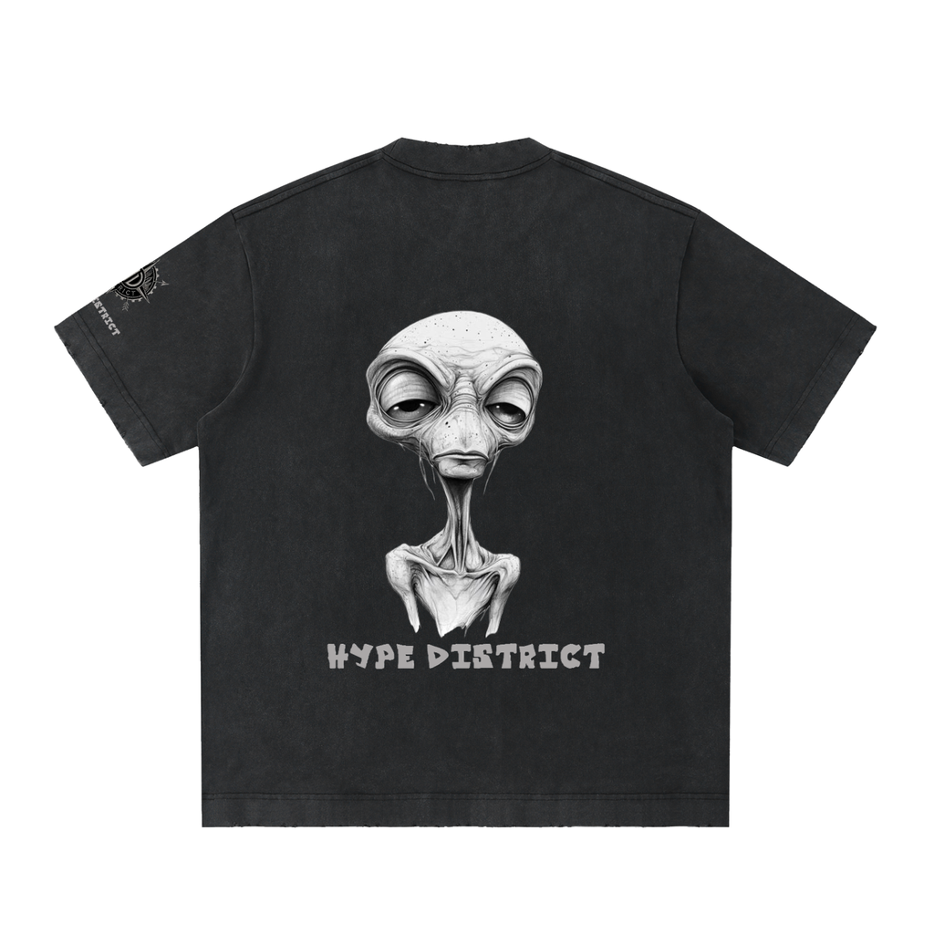Heavyweight Vintage Washed Frayed T-Shirt