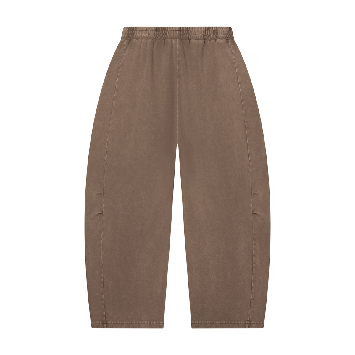Unisex Mineral Wash Barrel Leg Pants