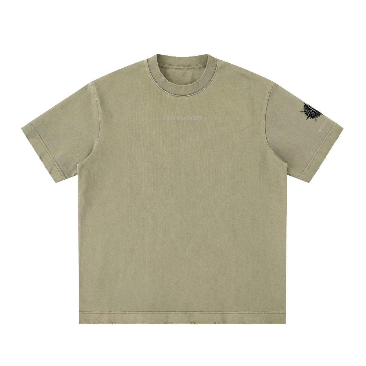 Heavyweight Vintage Washed Frayed T-Shirt