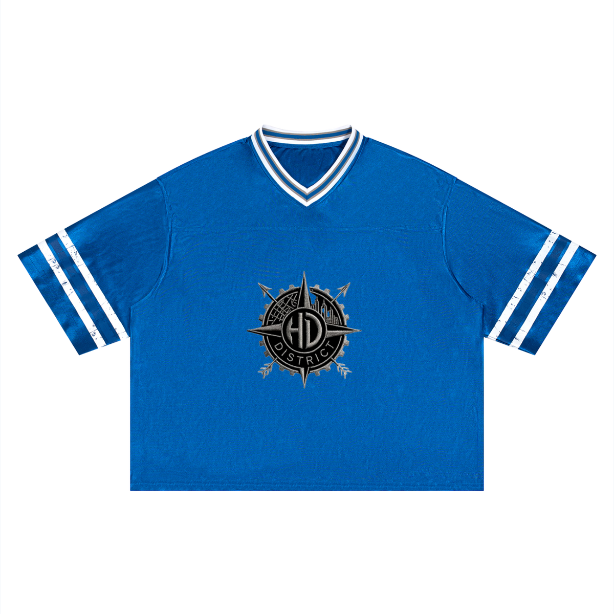 Unisex Boxy Striped Soccer Jersey