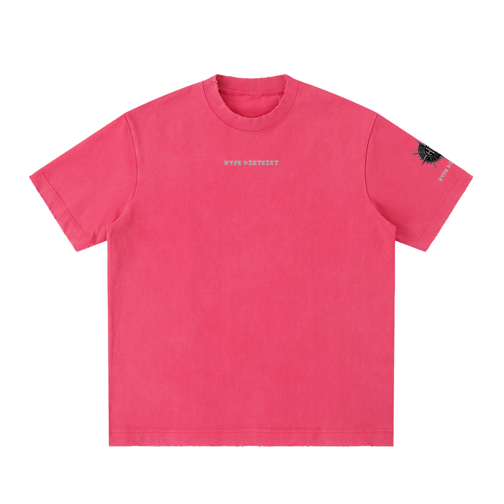 Heavyweight Vintage Washed Frayed T-Shirt